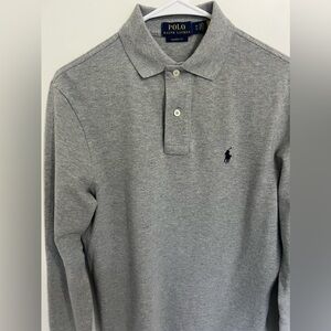 Polo Ralph Lauren Classic Fit Mesh Long-Sleeve Polo Shirt